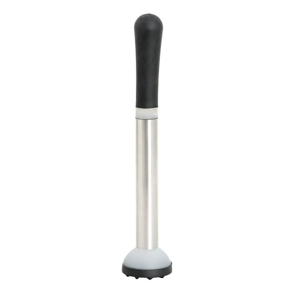 ! Miyuadkai Tableware Steel Swizzle Stick Tail Shaker Crusher Popsicle Masher Hand Beat Lemon Crusher Ice Hammer Stir Lemon Hammer Kitchen Home Black