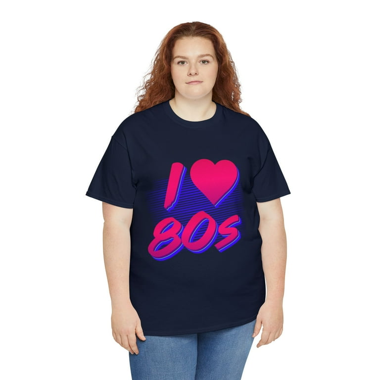 T-shirt i top love 80s