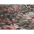 thumbnail image 4 of Ambesonne Leopard Print Quilted Bedspread Set 3 Pcs, Medieval Rose Garden, Queen Size, Pale Pink Laurel Green, 4 of 5