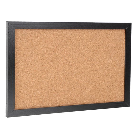 HOMEMAXS Decorative Message Board For Wall Framed Wood Bulletin Board Photos Memory Board Pictures Hanging Board Cute Pin Board For Office
