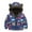 Dark Blue, variant on Odeerbi Toddler Boys Girls Winter Fleece Lined Jacket Toddler Baby Cute Flower Print Jacket 2025 Casual Plush Thick Keep Warm Hooded Coat Dark Blue 12-18 Months
