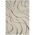 thumbnail image 3 of SAFAVIEH Florida Tamzen Abstract Shag Area Rug, Cream/Grey, 3'3" x 5'3", 3 of 10