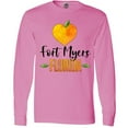 thumbnail image 3 of Inktastic Fort Myers Florida Orange in Heart Long Sleeve T-Shirt, 3 of 5