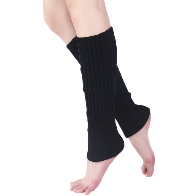 Calentadores de piernas de canalé de neón para mujeres jóvenes para fiestas de los 80, deportes, yoga, calentadores de piernas para mujeres y niñas, ropa gótica de los 80