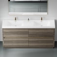thumbnail image 3 of E1 Grade Eco - friendly Panels, Invisible Handles | Pre - assembled for Time - saving, Separate Storage and Drainage | Formaldehyde - free and Easy - to - use Bathroom Solution, 3 of 6