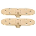 thumbnail image 1 of AURARMLET 1Set Self Supporting Brass Hinges Golden Color for Folding Tables and Cabinets, 1 of 5