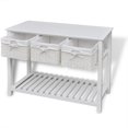 thumbnail image 3 of vidaXL Rangement Buffet Blanc, 3 of 5