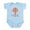 Sky Blue, variant on CafePress - First 1St Birthday Hot Air Balloon Infant Bodysuit - Baby Light Bodysuit, Size Newborn - 24 Months