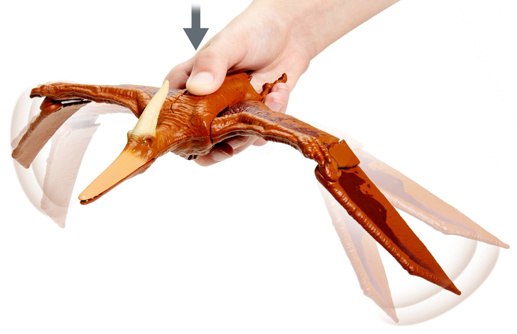 Jurassic World Sound Strike Pteranodon Dinosaur Figure