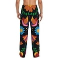 thumbnail image 3 of Disketp Colorful Floral2 Men'S Pajama Pants - Ultra Soft Fleece Sleep And Lounge Pants (Size: S-Xxl), 3 of 9