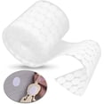 thumbnail image 1 of 500 Velcro points, 20mm Velcro points, adhesive points, Velcro, self-adhesive, white, 1 of 5