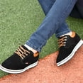 thumbnail image 4 of Men's Invisible Height Increasing Elevator Shoes Adult Leather Lace Up Casual Shoes Dress Shoes(2.09 Inches Taller Insole), 4 of 5