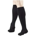 thumbnail image 4 of Truform 15-20 mmHg Compression Stockings for Men and Women, Knee High Length, Closed Toe, Black - Medium, 4 of 4