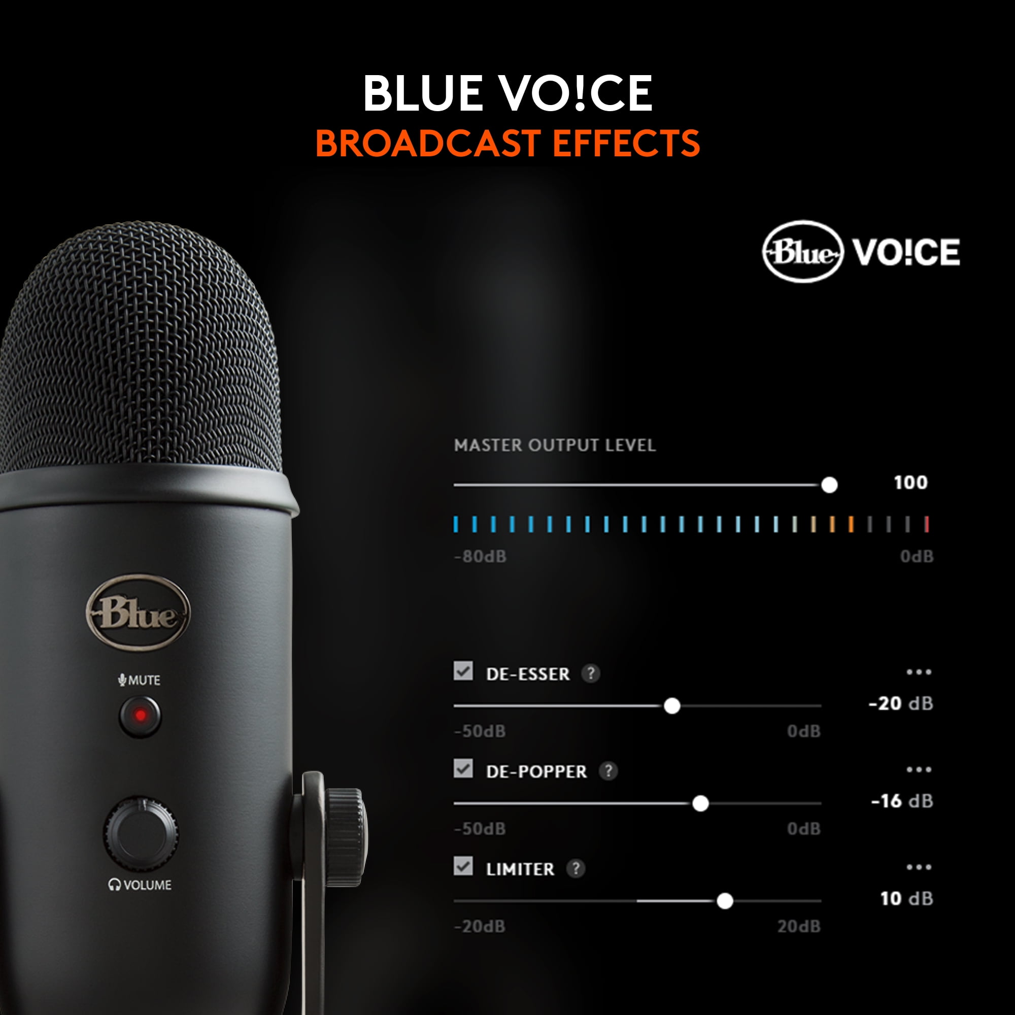  Blue Yeti Premium USB Gaming Microphone for Streaming, Blue  VO!CE Software, PC, Podcast, Studio, Computer Mic, Exclusive Streamlabs  Themes + C922x Pro Stream Webcam - Blackout : Musical Instruments