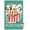 Premium Poster & Push Pin Bundle, variant on Jim Baldwin - Pupcorn Wall Poster, 14.725" x 22.375"