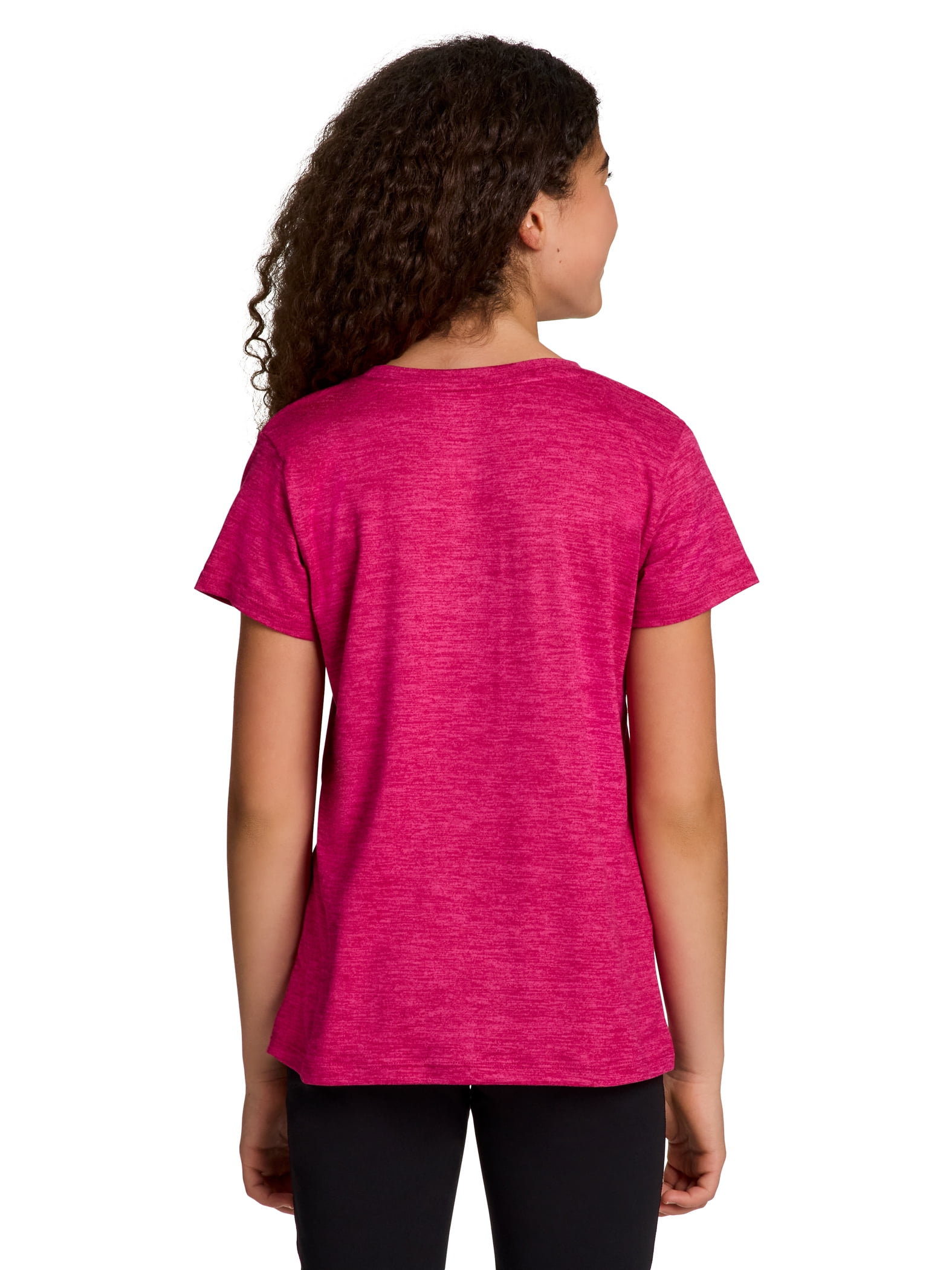 Reebok Girl's Legacy Performance Short Sleeve T-Shirt, Sizes 4-18