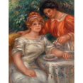thumbnail image 2 of Pierre-Auguste Renoir 12x14 Gold Ornate Wood Frame and Double Matted Museum Art Print Titled - Tea Time (1911), 2 of 4
