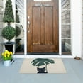 thumbnail image 5 of Yayeee Doormat for Indoor Entrance 32" x 20" Non Slippery Floor Rug, Black Cat Plants, 5 of 8