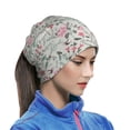 thumbnail image 6 of Neck Gaiter Face Cover Scarf, vintage flowers birds Soft Face Sun Mask Cover Scarf Headband Cooling Sweat Absorbing Bandanas Hiking Cycling Running, 6 of 7