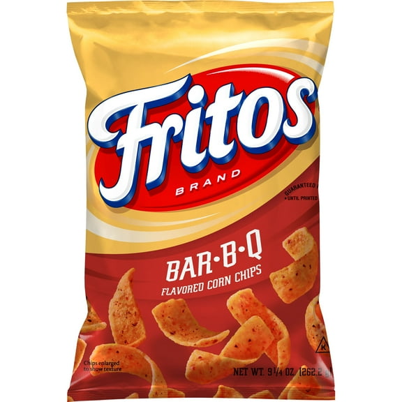 Fritos Corn Chips BBQ Flavor Snack Chips, 9.25 Ounce Bag