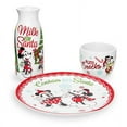 thumbnail image 2 of Disney Store Mickey Mouse and Friends Holiday Milk and Cookies Set New with Box, 2 of 5
