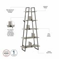 thumbnail image 3 of Bush Furniture Refinery A-Frame Etagere Bookshelf, 3 of 7