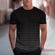 thumbnail image 2 of Usted Es Más Que una Prueba de Puntuación de la Camisa de la Moda Casual Impresión Deportiva Camiseta de Manga Corta Cuello Redondo para los Hombres, Blusa de Poliéster para Uso Diario Al Aire Libre, 2 of 7