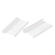 Uxcell J Hook Standard Tagging Fasteners Price Tag Label Barbs clear 1.36 inch 500pcs