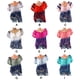 thumbnail image 4 of Qarigey Blusa Camisa de manga corta con estampado Blusa con cuello en V Blusa suelta con estampado de manga corta Top de verano para mujer Prendas para la parte del cuerpo Rosa S Qarigey AP001925-17, 4 of 6
