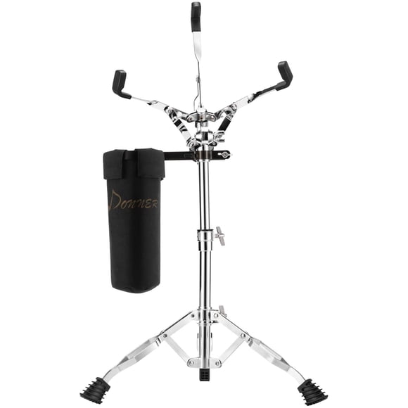 Donner Snare Drum Stand Adjustable Double Braced With Drum Stick Holder