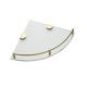 thumbnail image 1 of Bathroom Shelves, Bathroom Glass Corner Shelf ,Tempered Glass Shelf for Storing Shower Gel/Soap-A, 1 of 5