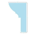thumbnail image 6 of Ekena Millwork 102" Bottom Width x 106 1/4" Top Width x 5 1/2"H x 1 3/4"P Stafford Crosshead, 6 of 24