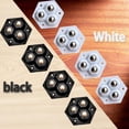 thumbnail image 3 of Juego de 8 deslizadores de muebles Caster Wheels para cocina, color negro, 3 of 4