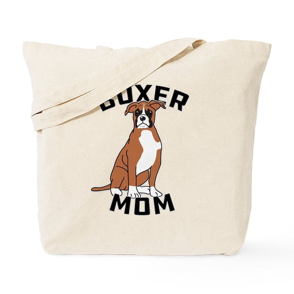 CafePress - Boxer Mom Tote Bag - Unisex Canvas Tote Bag, Beige, 1-Piece
