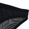 thumbnail image 5 of TANBOM Men's Bulge Enhancing Briefs Nylon Mesh Underwear Black M 1-Pack, 5 of 6