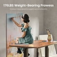 thumbnail image 3 of Amadwell 55" Electric Height Adjustable Standing Desk, 27.6" Deep Work Table with Power Outlets, Home Office Desk, 3 of 9