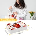 thumbnail image 5 of Seven Starred Ladybird PU Leather Display Case with Removable Compartment and Portable Design - Bracelet Holder, Necklace Organizer, Jewelry Display, 5 of 6