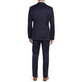 thumbnail image 2 of Mens Ticket Pocket Three Piece Modern Fit Navy Modern Fit, 2 of 6