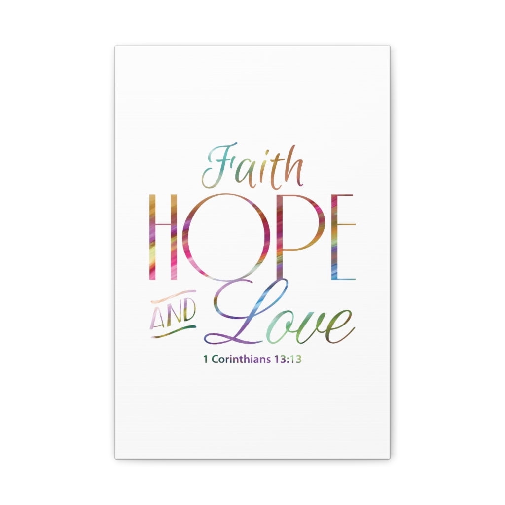 Scripture Walls Faith Hope And Love 1 Corinthians 1313 Christian Wall
