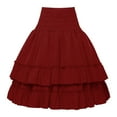 thumbnail image 4 of Halloween Gothic Pleated Skirt for Women A-Line Mini Skirt Witch Party Outfit Punk Rock Style, 4 of 7