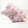 thumbnail image 2 of Ambesonne Floral Throw Pillow Cover 2 Pack, Minimalist Tree Braches, 18", Pink Red Pale Coffee, 2 of 6