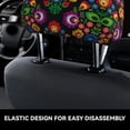thumbnail image 4 of Kdxio Traditional Floral Polish Pattern Print 2 Piece Car Head Rest Covers Set Auto Front/Rear Seats Headrest Cover Universal Fit Most Cars,Sedan, SUV, 4 of 9