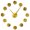 Gold,27inch, variant on Circle Number Set Mirrors Surface Acrylic Simple 3D DIY Wall Clocks Classic Arabic Numerals Wall Stickers Clock For Living Room(Black,27inch)