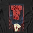 thumbnail image 3 of Marvel Spider-Man Brand New Day Men's Red Web Skyline Poster T-Shirt (Black, S-XXXL), 3 of 4