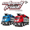 thumbnail image 3 of KZLO Wheels Speedway Hauler Storage Carrier, 47" Drag Race Track with 6 Cars for Kids 3 to 8 Years Old, 3 of 8