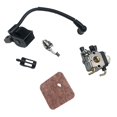 thumbnail image 1 of Carburateur à Bobine d'Allumage pour FS38 FS45 FS46 FS55 FS55R HL45 KM55 Carb Kit, 1 of 8