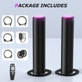 thumbnail image 5 of Sound Bar for Smart TV, 100W Bluetooth 5.3 Soundbar with RGB Lighting, 2-in-1 Detachable Sound Bar for TV, Surround Sound System for TV, Gaming Speaker, 5 of 10