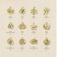 thumbnail image 2 of Anavia Personalized Birth Month Flower Dangling Earrings, Floral Earring Jewelry Birthday/Christmas Gifts, 2 of 6