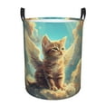 thumbnail image 1 of Fotbe Sunshine Cloud Cute Cat Cesto de Ropa con Asas, Cesto Impermeable de Gran Capacidad, Bolsa de Lavado para Dormitorio, Cesto de Ropa con Ruedas y Asas-Small, 1 of 6