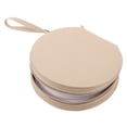thumbnail image 3 of WHAMVOX Car CD Wallet Organizer with 20 Capacity Portable Round Disc Holder Black PU for Storage Use, 3 of 7